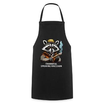 WASCHBÄR JOINT RATON LAVEUR FUMEUR RECONNAISSANT - Tablier de cuisine - noir - Devant - AI Model Male 185 dark (185cm)