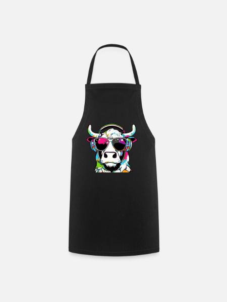 VACHE - Tablier de cuisine - noir