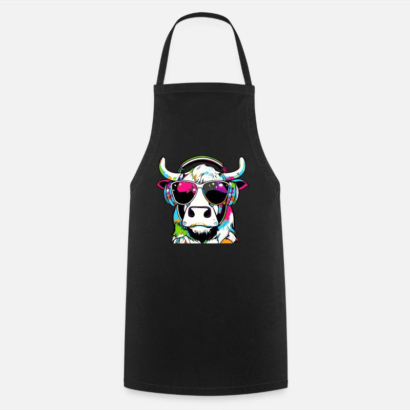 VACHE - Tablier de cuisine - noir