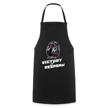 Chemise Victory ou Respawn Gaming Dictons - Tablier de cuisine - noir - Devant - AI Model Male 185 dark (185cm)