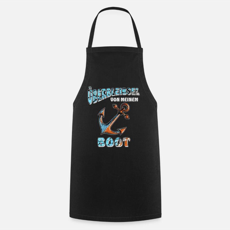 ANCRE DE NAVIRE RESTES DE MON BATEAU - Tablier de cuisine - noir