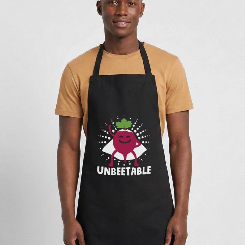 Beetroot vegetables for vegans Saying: Unbeetable Cooking Apron