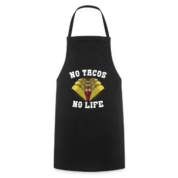 Mexico No Tacos No Life - Cooking Apron - black - Front - AI Model Male 185 dark (185cm)