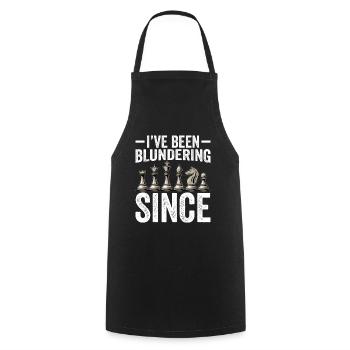 Je fais des gaffes depuis toujours - Tablier de cuisine - noir - Devant - AI Model Male 185 dark (185cm)