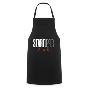 Startupper Startup at work - Cooking Apron - black - Front - AI Model Male 185 dark (185cm)