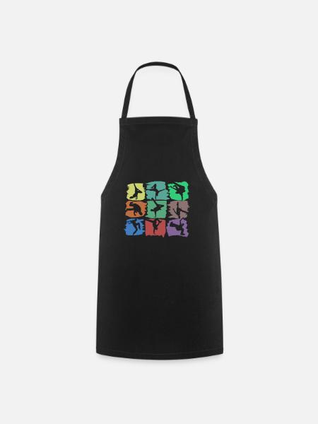 Breakdance et Breakdancer - B-Boying Gift - Tablier de cuisine - noir