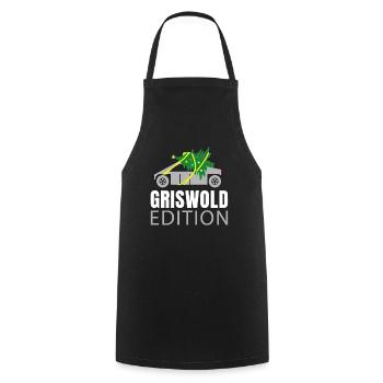 Cyber Pickup Truck Griswold Edition - Cooking Apron - black - Front - AI Model Male 185 dark (185cm)