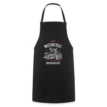 Motorcycle Cologne German Custom Motors - Tablier de cuisine - noir - Devant - AI Model Male 185 dark (185cm)