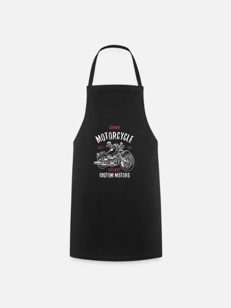 Motorcycle Cologne German Custom Motors - Tablier de cuisine - noir