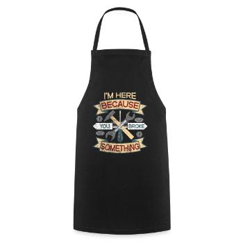 Mechanic Craftsman Repair Repair - Cooking Apron - black - Front - AI Model Male 185 dark (185cm)