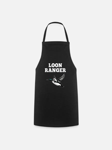 Loon Ranger Common Loon Eistaucher Flugvogel - Kochschürze - Schwarz