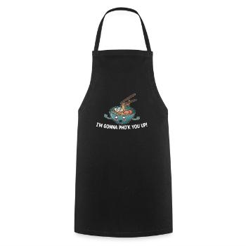 Ramen Pho Noodles Cuisine Vietnamienne Cadeau - Tablier de cuisine - noir - Devant - AI Model Male 185 dark (185cm)