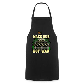 Faites du doublage pas de la guerre - Tablier de cuisine - noir - Devant - AI Model Male 185 dark (185cm)