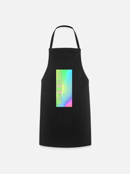 Sommer Sonnenstrahlen Neon - Kochschürze - Schwarz
