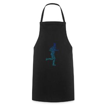 Course à pied Fitness de course masculine pour femmes - Tablier de cuisine - noir - Devant - AI Model Male 185 dark (185cm)