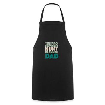 The Pro Scavenger Hunt Planner Dad - Kochschürze - Schwarz - Vorne - AI Model Male 185 dark (185cm)