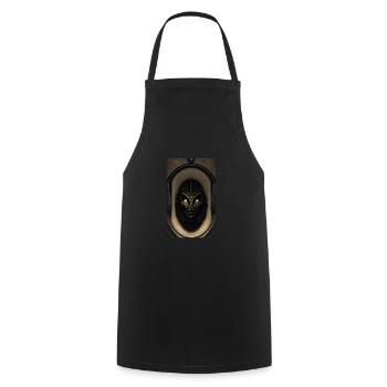 Extraterrestre | OVNI | Vaisseau spatial | PAU | étranger - Tablier de cuisine - noir - Devant - AI Model Male 185 dark (185cm)