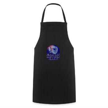 Îles Heard et McDonald - Tablier de cuisine - noir - Devant - AI Model Male 185 dark (185cm)