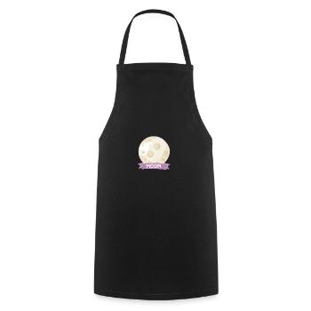 Planet Moon Space gift - Kochschürze - Schwarz - Vorne - AI Model Male 185 dark (185cm)