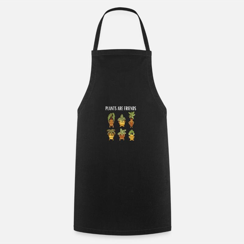 Plantes - Tablier de cuisine - noir