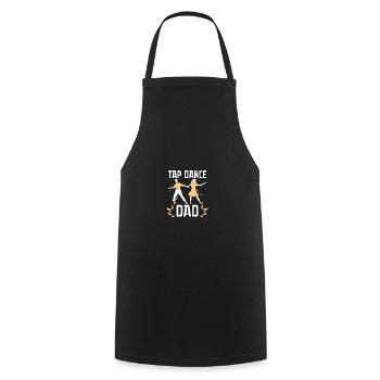Danse à claquettes Papa danse à claquettes pour danseurs de claquettes - Tablier de cuisine - noir - Devant - AI Model Male 185 dark (185cm)