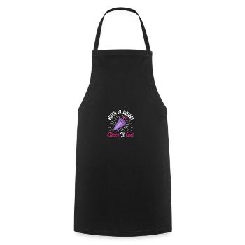 En cas de doute Cheerleading - Tablier de cuisine - noir - Devant - AI Model Male 185 dark (185cm)