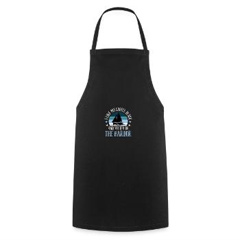 I Like My Coffee Black And My Tea In The Harbor - Kochschürze - Schwarz - Vorne - AI Model Male 185 dark (185cm)