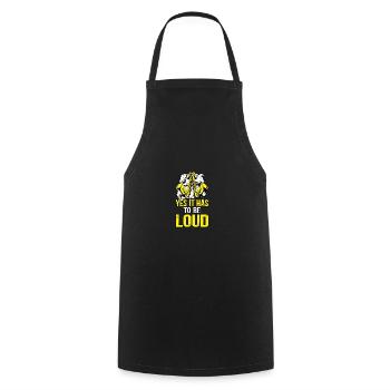 Oui, il doit être un saxophone fort pour les professeurs de musique - Tablier de cuisine - noir - Devant - AI Model Male 185 dark (185cm)