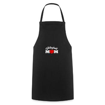 Volleyball Mom Pour Volleyball Moms Femmes - Tablier de cuisine - noir - Devant - AI Model Male 185 dark (185cm)