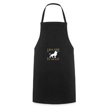 Legio Tertia Decima Geminia Ancient Ancient Rome - Cooking Apron - black - Front - AI Model Male 185 dark (185cm)