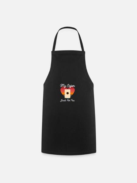 My Cajon Beats For You Kachon - Cooking Apron - black