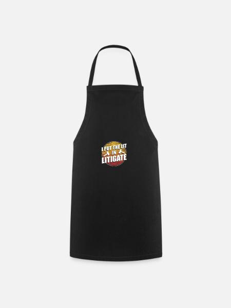J’ai mis le Lit dans Plaider pour les étudiants en droit - Tablier de cuisine - noir