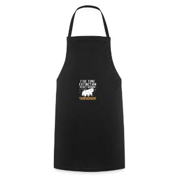 Five Time Extinction Event Winner Microbiology - Cooking Apron - black - Front - AI Model Male 185 dark (185cm)