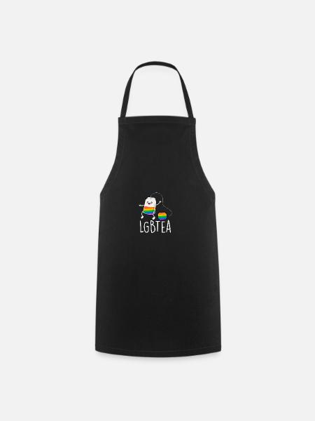 LGBTea Gay Pride Ally LGBT-Bewusstsein - Kochschürze - Schwarz