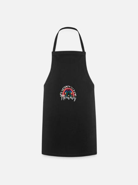 maman arc-en-ciel - Tablier de cuisine - noir