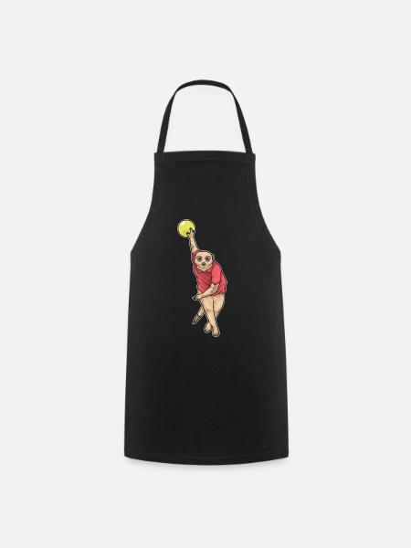 Suricate Bowling Boule de bowling - Tablier de cuisine - noir