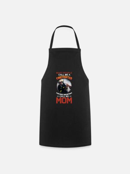 Fire Fighter I Pompier - Tablier de cuisine - noir