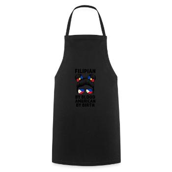Philippinisch Filipino Philippinisches Geschenk - Kochschürze - Schwarz - Vorne - AI Model Male 185 dark (185cm)