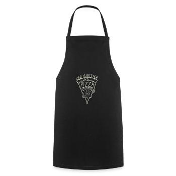 Conception de jeux vidéo pour les joueurs Perfect Pizza - Tablier de cuisine - noir - Devant - AI Model Male 185 dark (185cm)