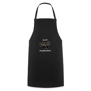 Maultaschen Schwabe Mauldascha Geschenk - Kochschürze - Schwarz - Vorne - AI Model Male 185 dark (185cm)