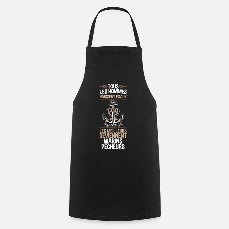 MARINS PECHEURS - Tablier de cuisine - noir