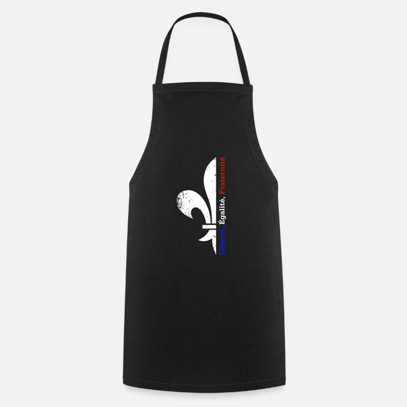 Liberté Égalité Fraternité - Tablier de cuisine - noir