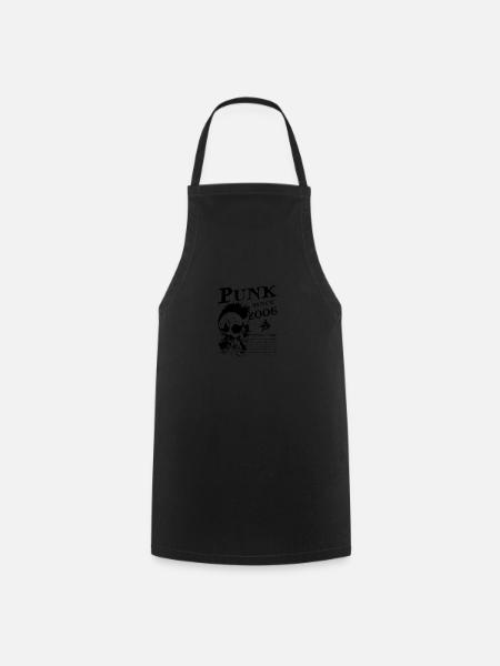 18 ans et toujours punk, Punks not dead, punk - Tablier de cuisine - noir