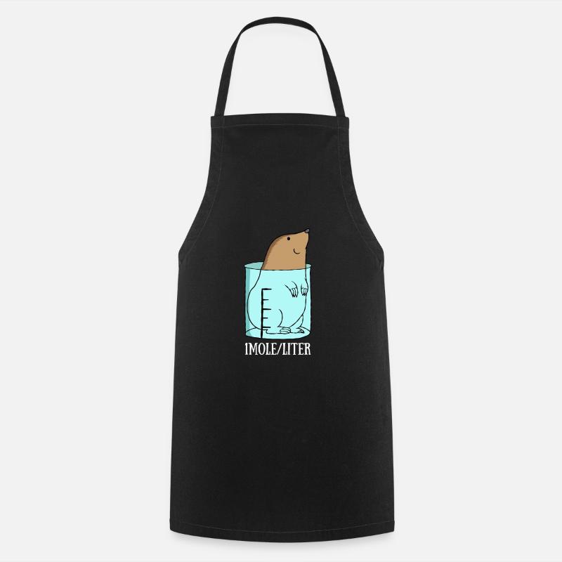 chimie - Tablier de cuisine - noir