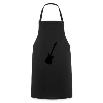 Guitariste Guitare Hommes Guitariste Femmes Guitariste - Tablier de cuisine - noir - Devant - AI Model Male 185 dark (185cm)