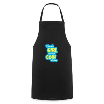 Coin collector - Cooking Apron - black - Front - AI Model Male 185 dark (185cm)