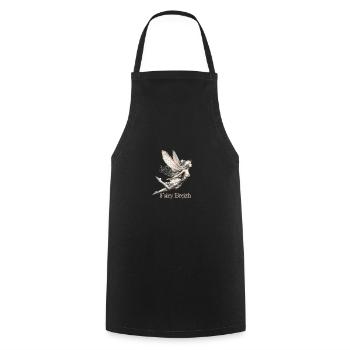 La Fée Véronique by FairyBreizh - Tablier de cuisine - noir - Devant - AI Model Male 185 dark (185cm)