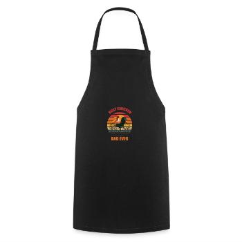 Meilleur papa poulet de tous les temps - - Tablier de cuisine - noir - Devant - AI Model Male 185 dark (185cm)