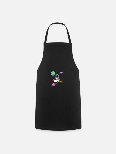 Astronaute Rocket Planet Space Astronomie - Tablier de cuisine - noir