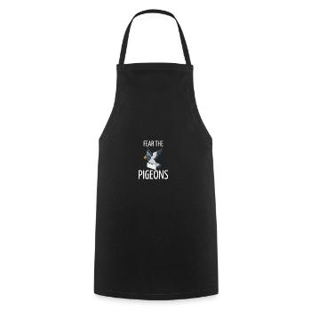 pigeonnier pigeon reproducteur pigeon cadeau pigeon - Tablier de cuisine - noir - Devant - AI Model Male 185 dark (185cm)